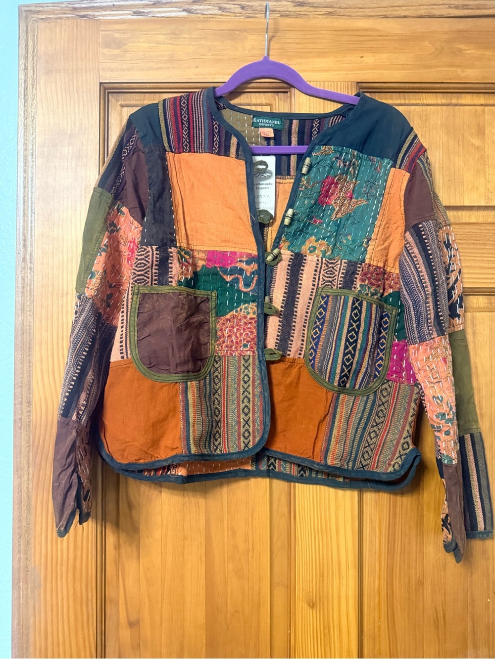 Kathmandu Multicolor Patchwork Cotton Jacket